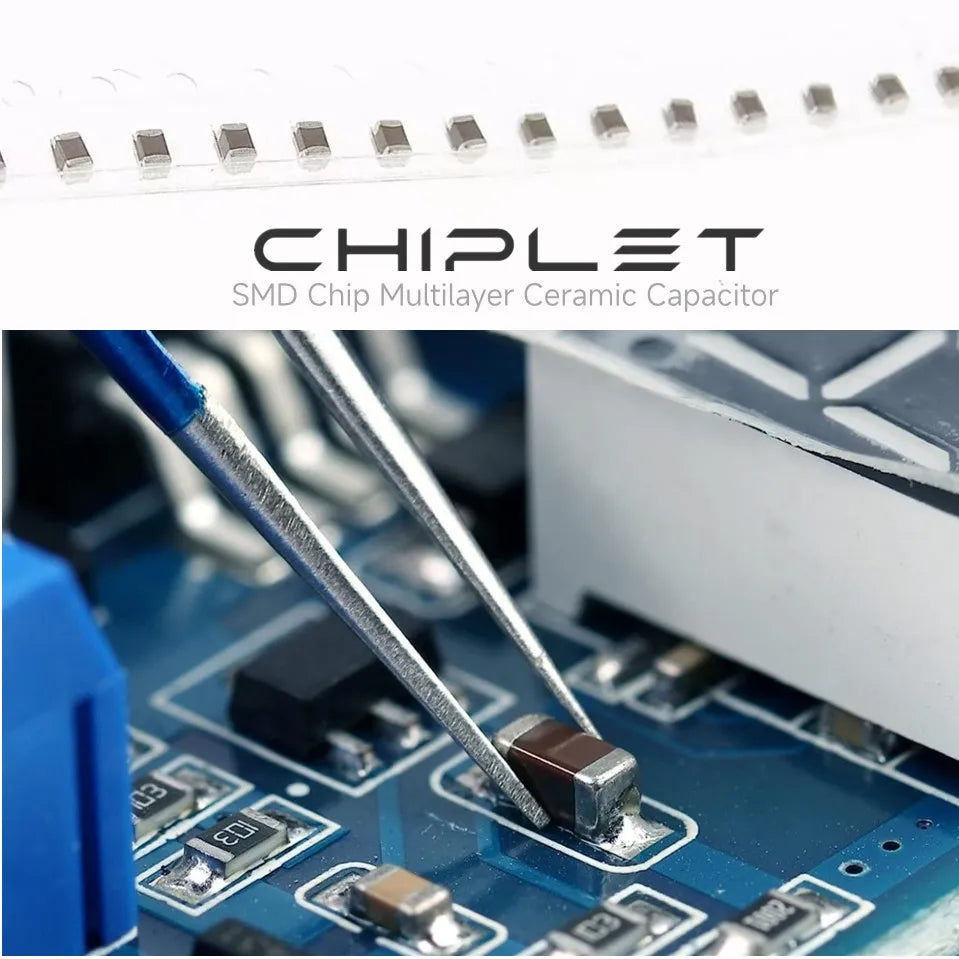 Capacitor Chip Cerámico Alto Voltaje SMD 1808 (100pF 101J 5%, 1kV/2kV/3kV) COG/NPO - Pack 10/20 Unidades