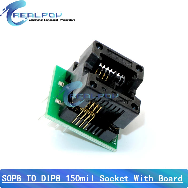 Kit Programador USB CH341A EEPROM/Flash/BIOS con Clip SOIC8, Adaptador 1.8V y ZIF Socket