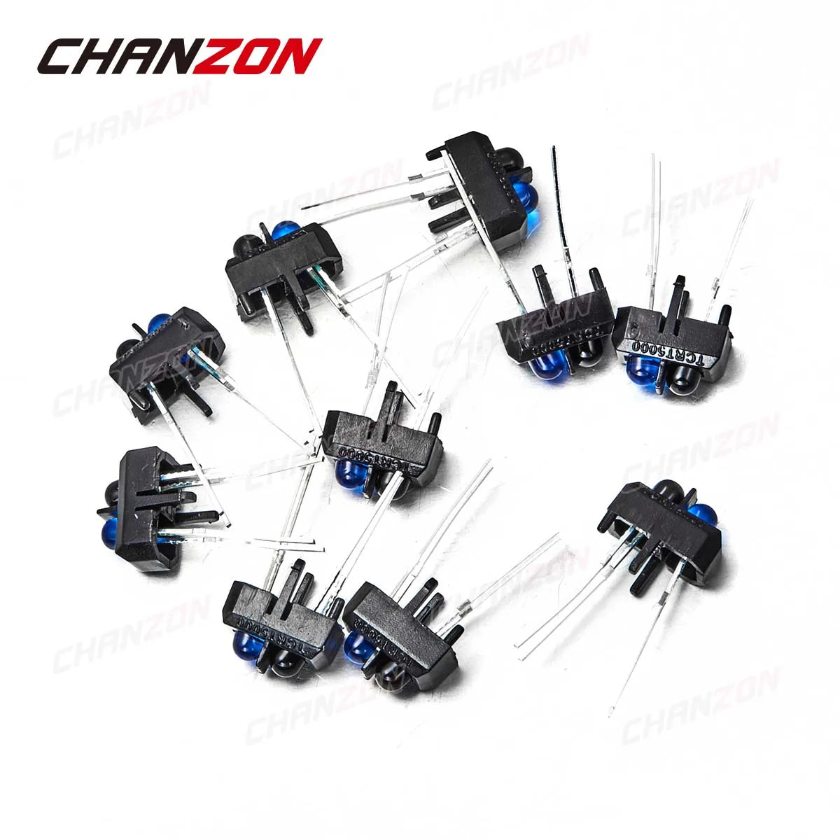 10pcs TCRT5000 TCRT5000L IR LED Emitting Diode Infrared Switch Sensor Light Lamp Micro Infra Red Phototransistor DIY PCB Circuit