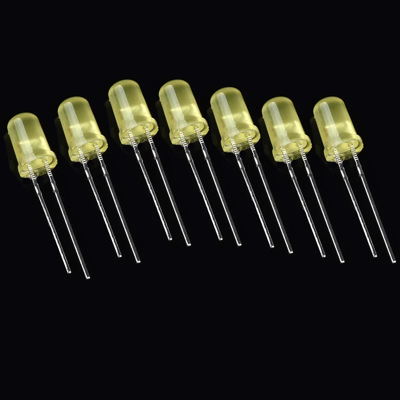 Kit Surtido Diodos LED 3mm/5mm (DIP, Rojo/Naranja/Amarillo/Verde/Azul/Blanco) Componentes Electrónicos