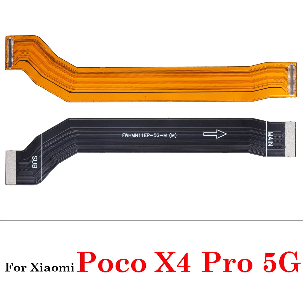 LCD Display Main Motherboard Connector USB Charge Board Ribbon Flex Cable For Xiaomi Poco F1 F2 F3 X2 X3 X4 M4 Pro NFC C3 4G 5G