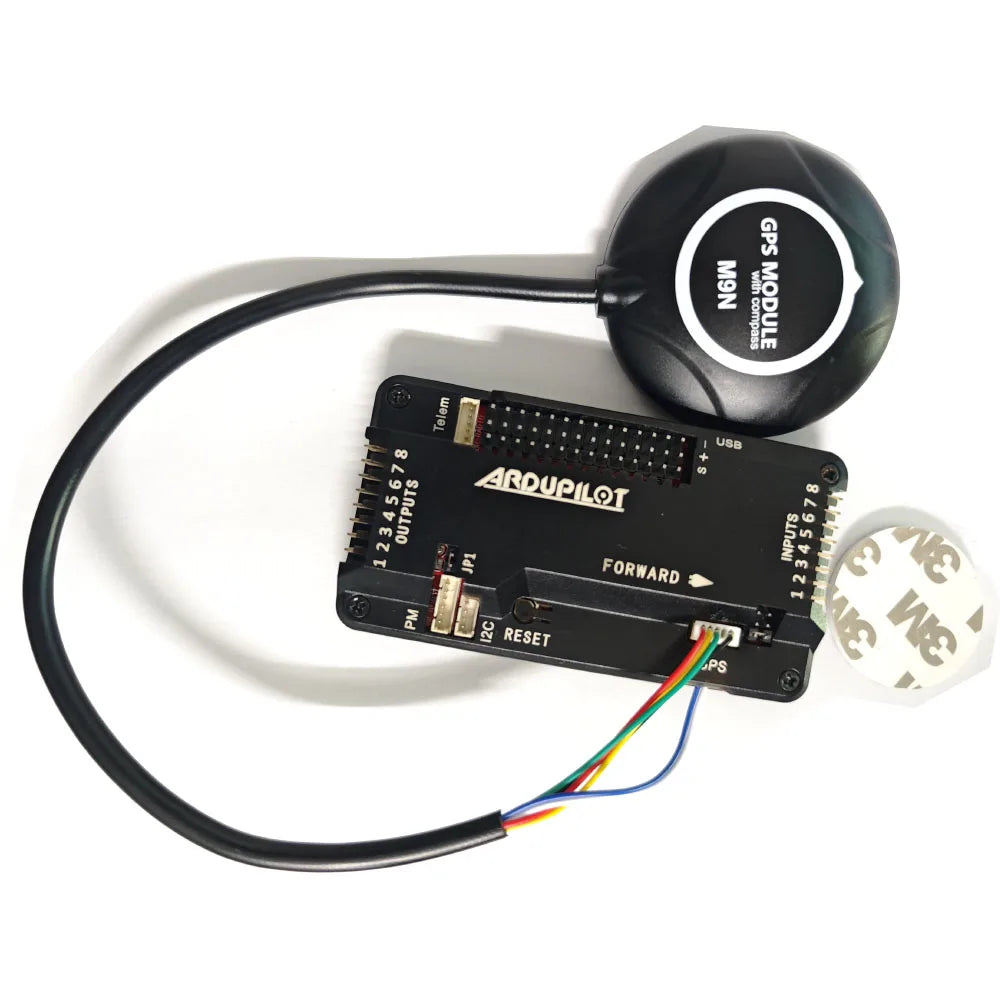 Módulo GPS M8N / M9N (Chip M8/8N/6M) Alta Precisión con Soporte y Compás Integrado para APM 2.6/2.8 / Pixhawk 2.4.6/2.4.8