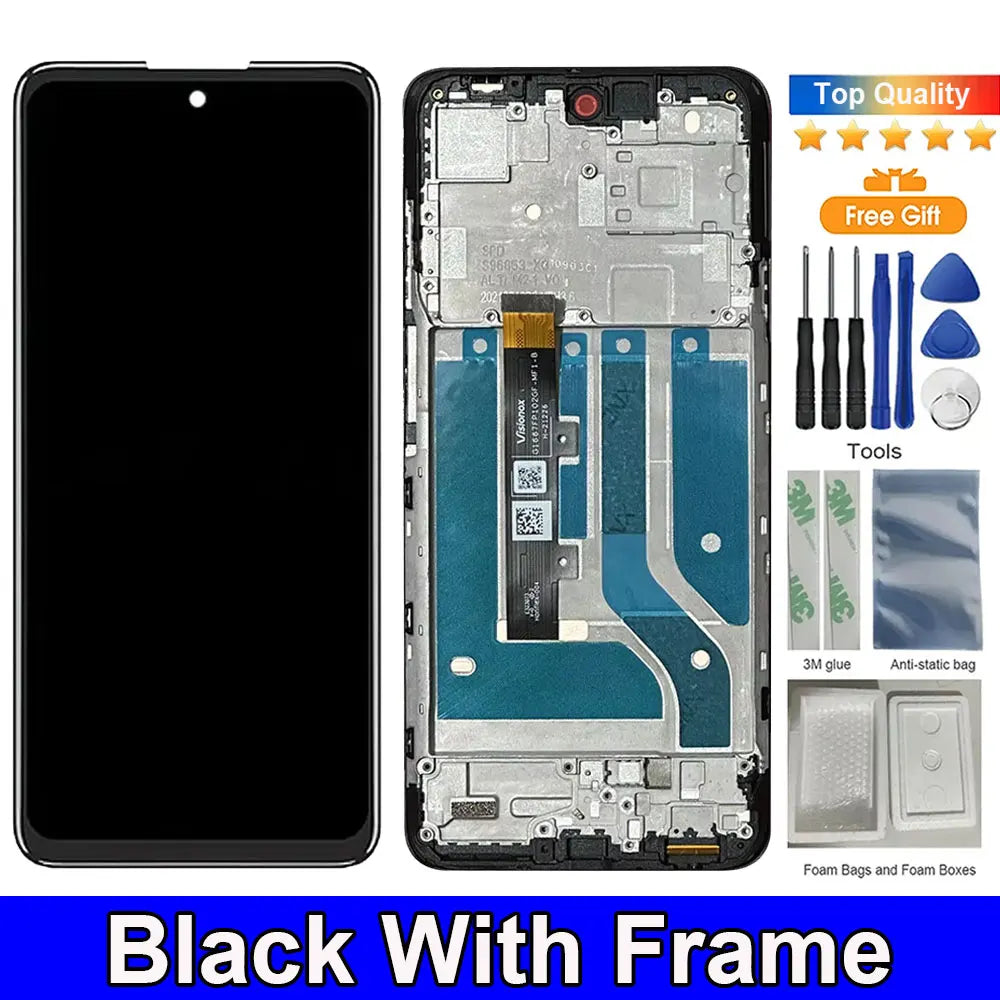 6.7“ OLED For Motorola Edge 20 Lite XT2139-1 LCD Display With Frame Touch Screen Digitizer Assembly For Moto Edge 20 Lite LCD