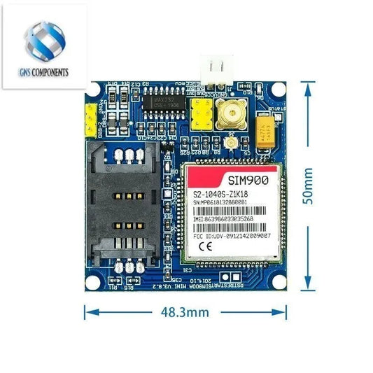 Kit Módulo Extensión Inalámbrica GSM/GPRS SIM900A / SIM900 V4.0 con Antena Probada para Arduino