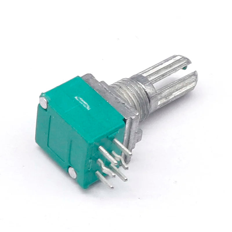 5pcs/lot Special audio amplifier high precision 10% double potentiometer RK097G A20K A50K A100K handle length 15MM flower axis