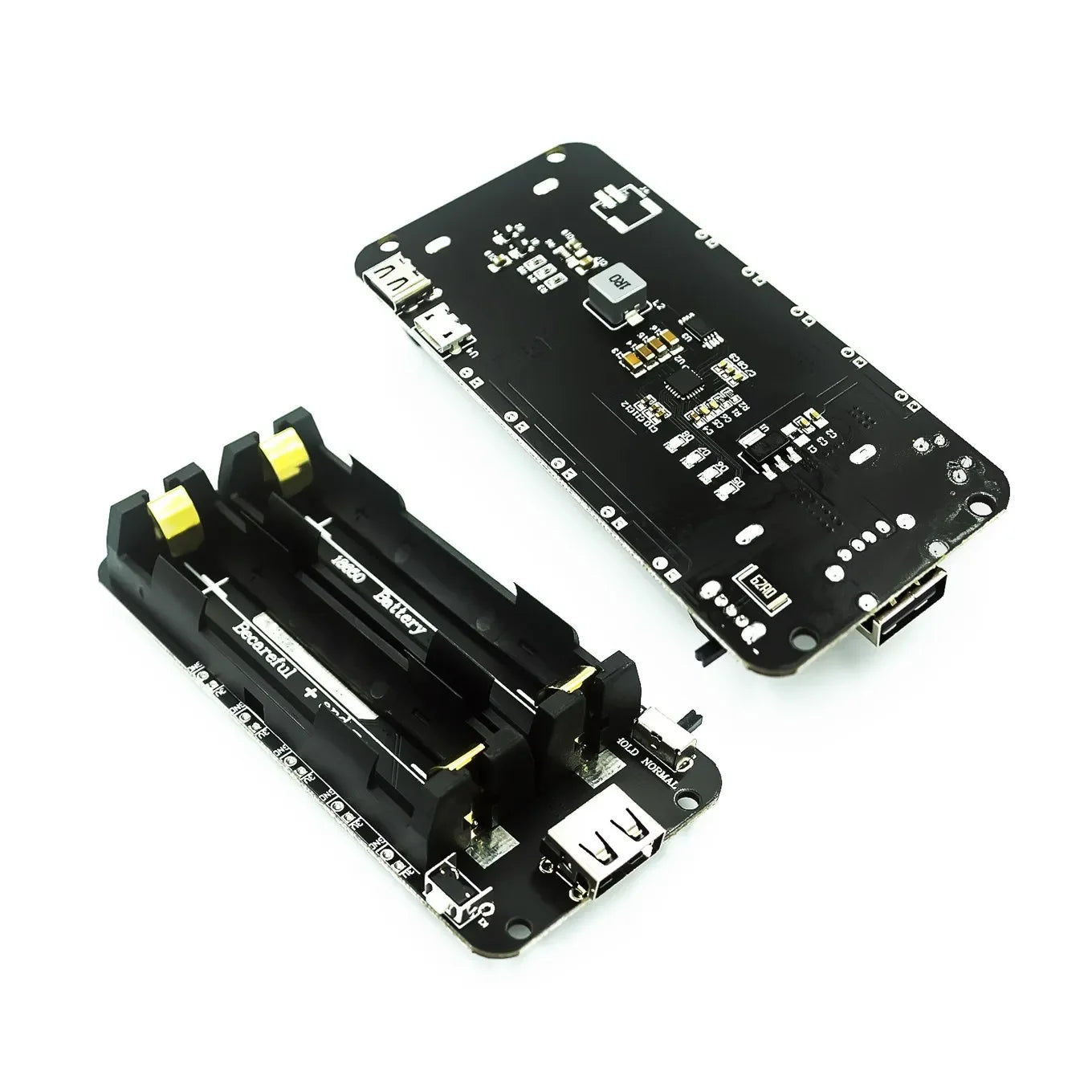 Módulo Shield Batería Litio 18650 V8 Expansión Alimentación Dual Voltaje 5V/3A + 3V/1A Micro USB Arduino/ESP32/ESP8266