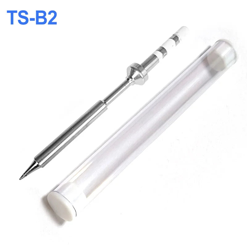 MINI Welding Nozzle Knife Horseshoe TS-BC2 C1 KU ILS B2 I C4 D24 K J02 JL02 BC3 For TS101 Pin64 Pinecil V2 Soldering Iron Tips