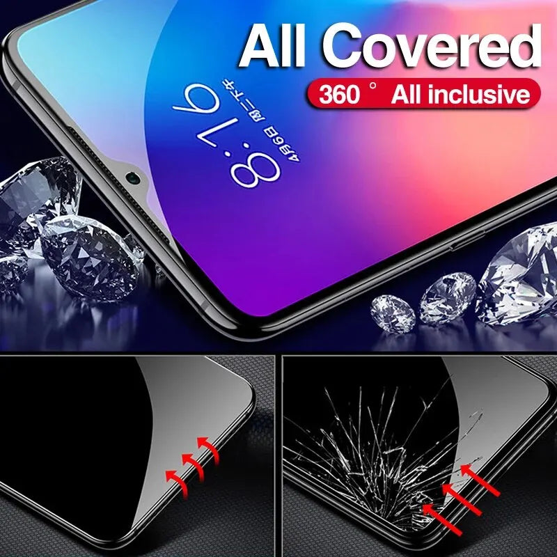 Protector Pantalla Cristal Templado HD para Xiaomi Redmi Note 9-13 Pro/10S/11S / Poco X3 Pro-X6/F3-F5 (Pack 5 Unidades)