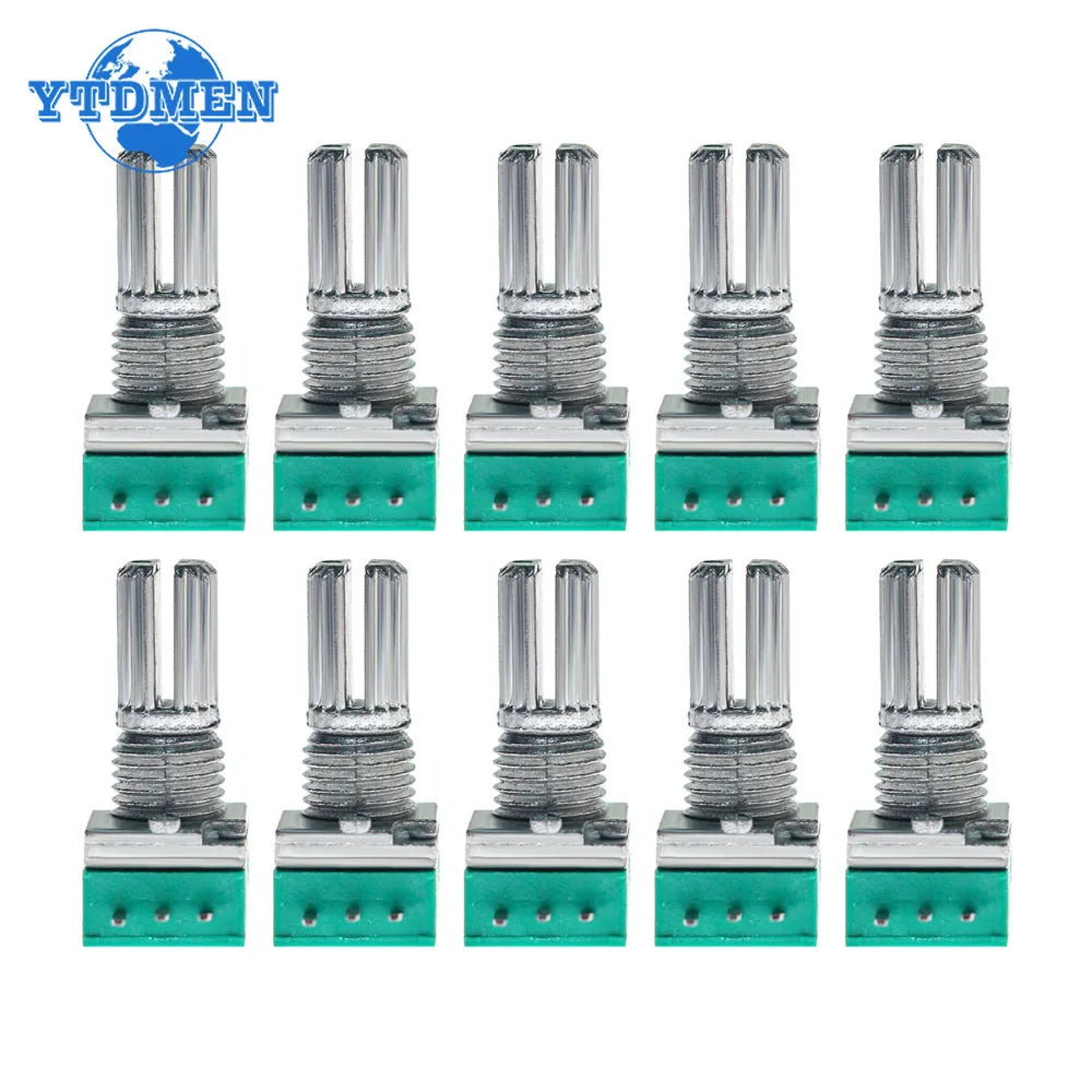 5PCS Potentiometer 3Pin RK097N B100K B1K B5K B10K B20K B50K B500K RK097 Potentiometers Audio Amplifier Sealing