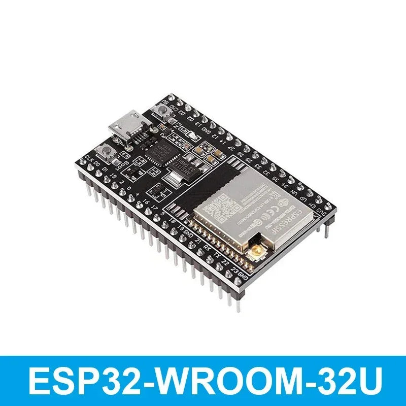 Placa Desarrollo ESP32 (30/38 Pines, ESP32-WROOM-32D/32U/32S) Módulo Inalámbrico WiFi + Bluetooth Doble Núcleo Bajo Consumo