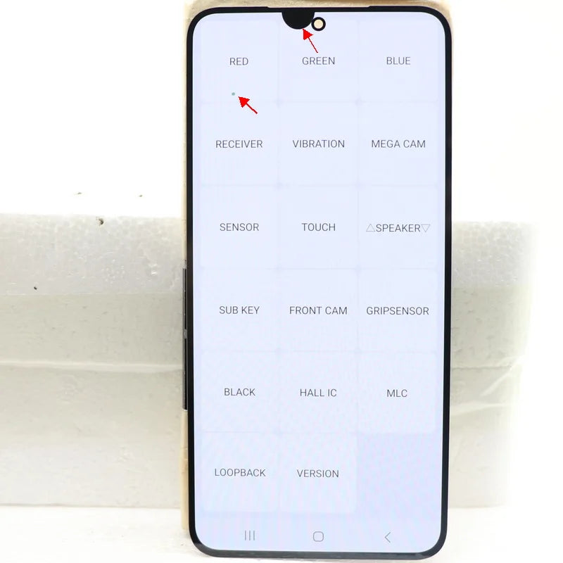 Pantalla Super AMOLED con Digitalizador Táctil para Samsung Galaxy S23 5G (S911F/S911U/S911B/DS) (Con Defecto Estético)