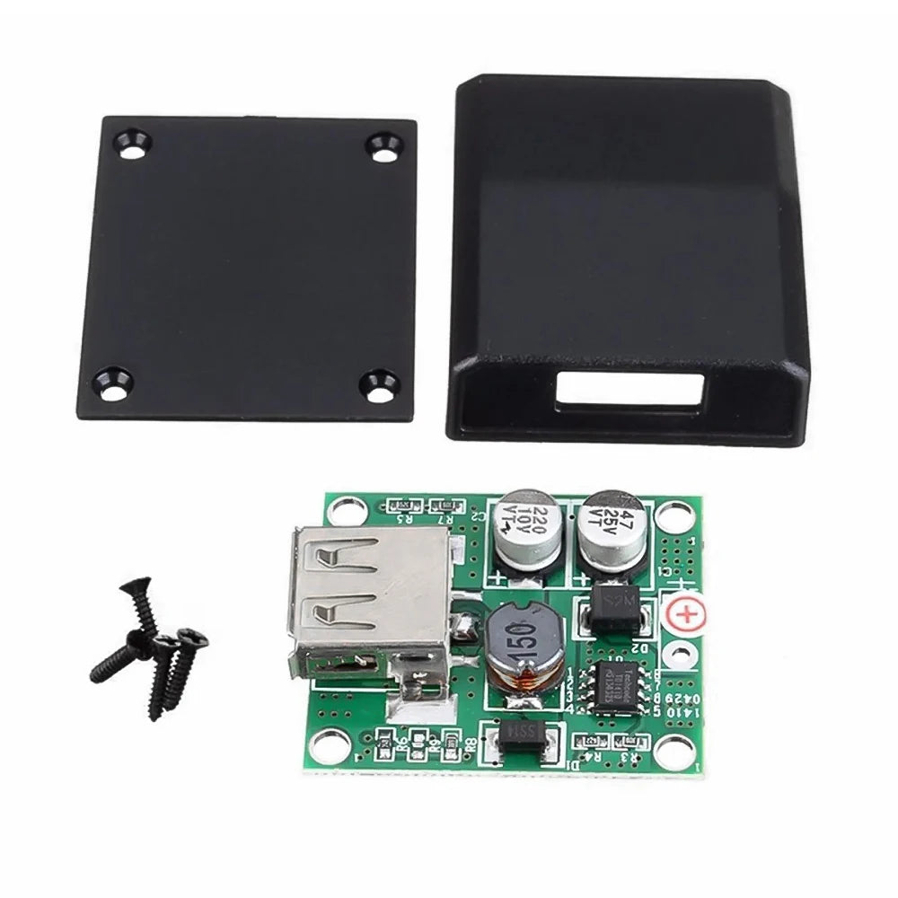 Regulador Voltaje Carga Panel Solar USB 5V 2A Power Bank Input 5-18V Output 5V
