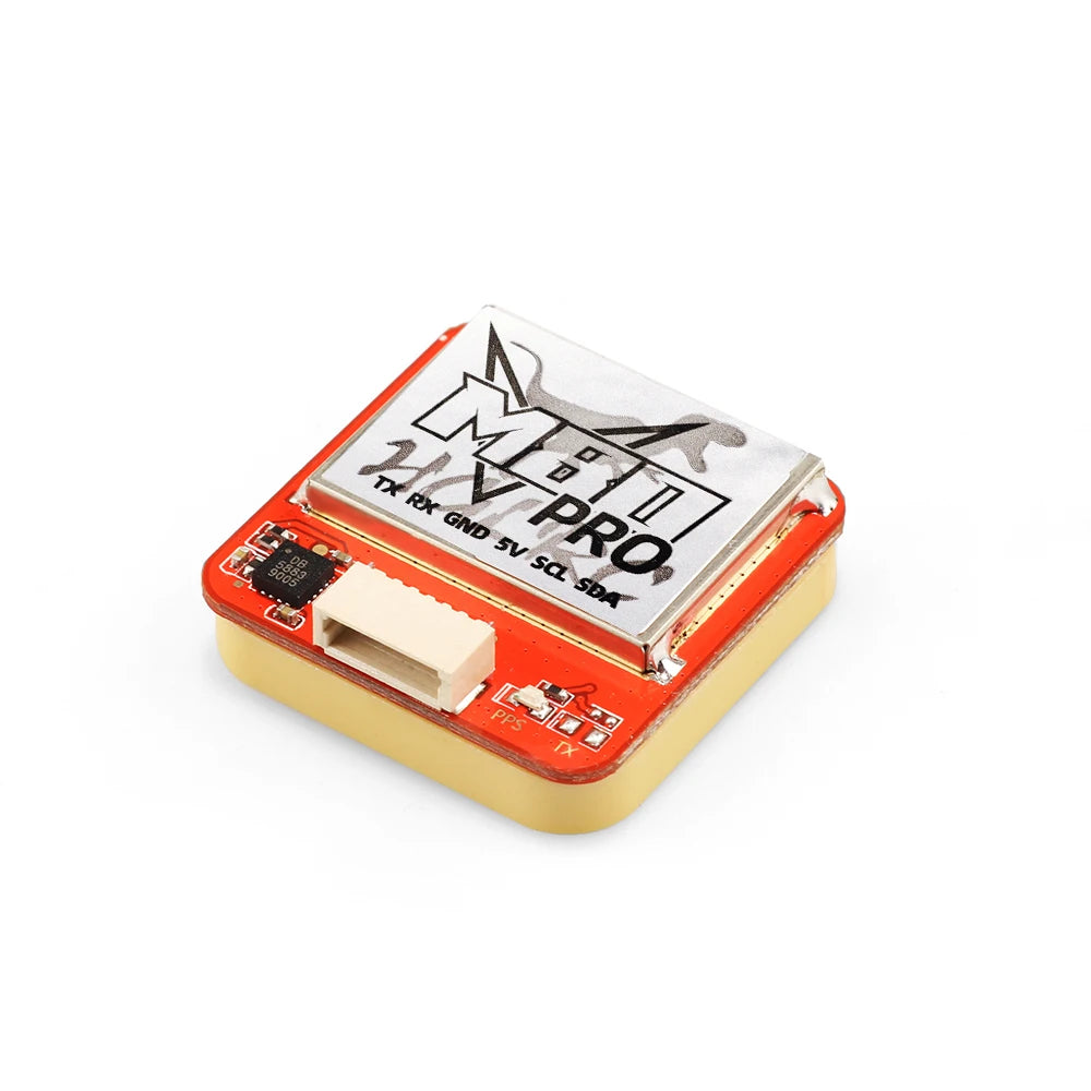 Módulo GPS HGLRC M80 PRO (GLONASS/GALILEO/QZSS/SBAS/BDS, 72 Canales) con Antena Ganancia para Drones RC Largo Alcance