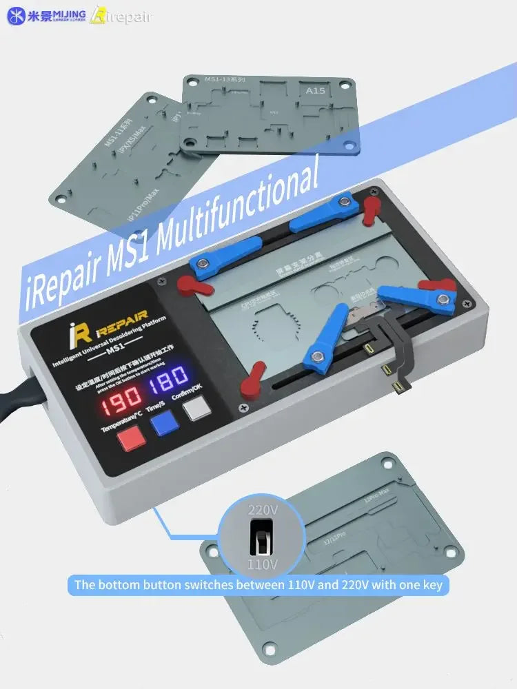 iRepair MS1 Intelligent Preheating Separator For iPhone X-11/12/13 14 15 16 Pro Max Plus Motherboard Welding Desoldering Board