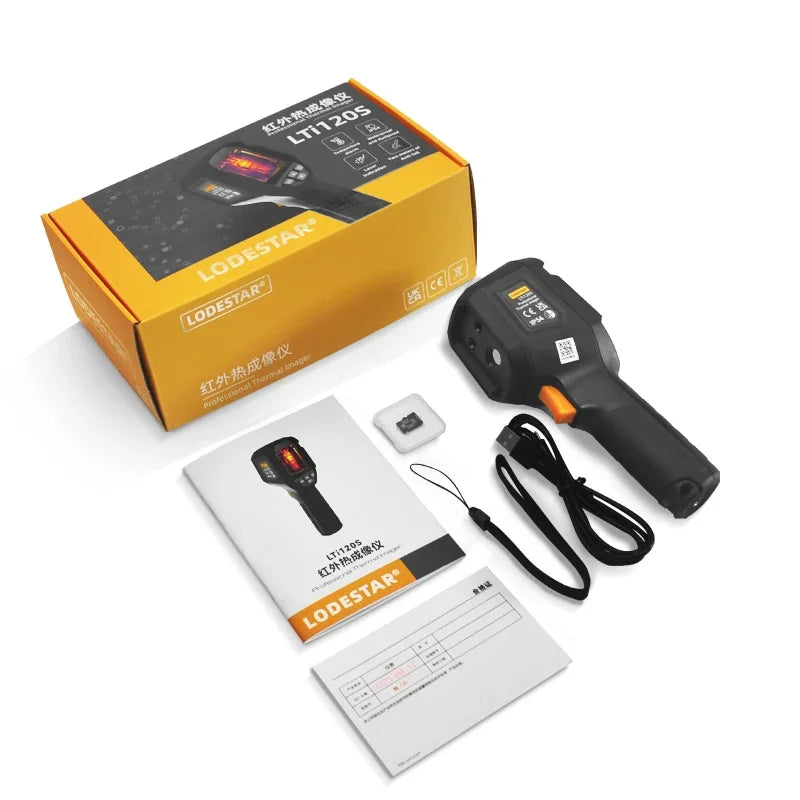 Cámara Térmica Portátil Profesional Lodestar LTi120S (Sustituto UNI-T UTi120S) - Testeo Industrial Infrarrojo