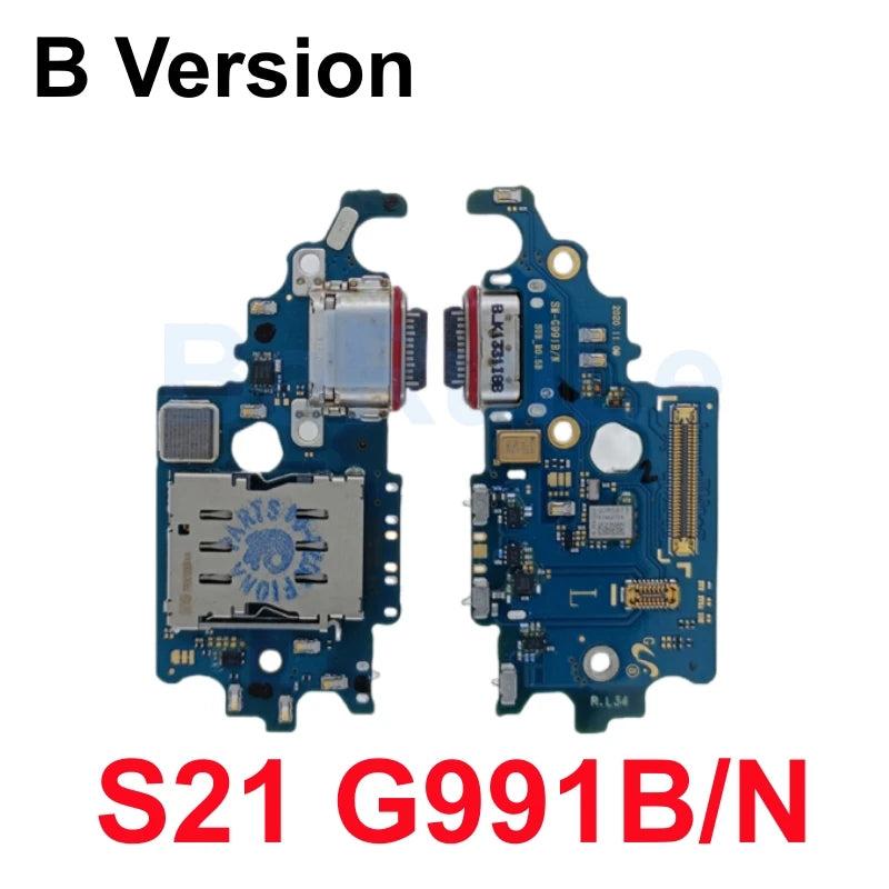 Cable Flex Conector Placa Puerto Carga USB para Samsung Galaxy S21/S21+/S21 Ultra/S22 Plus (G991B/G996U/G998B/S901B/S908U)