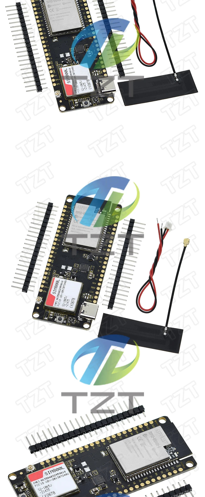 Módulo Inalámbrico TTGO T-Call V1.3 ESP32 con Módulo SIM800L, Ranura SIM y Antena GSM/GPRS para Arduino
