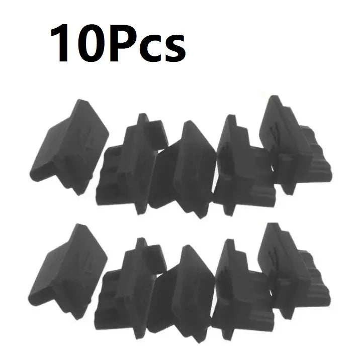 Tapón Antipolvo USB Universal Silicona Protector para Puerto/Jack Hembra Tablet/PC/Notebook/Laptop (5-10 Unidades)