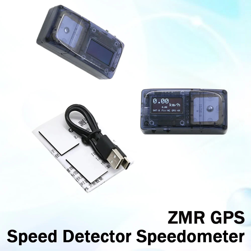 Detector Velocidad GPS ZMR (Speedometer) con Batería LiPo Integrada para Aviones RC / Drones FPV Racing Freestyle