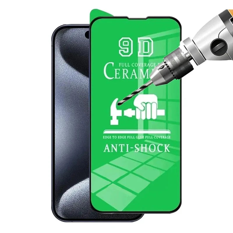 Film Cerámico Suave HD Protector Pantalla para iPhone 7/8 Plus / X/XS MAX/XR / 11-16 Pro Max/Mini (No Vidrio, 5 Unidades)