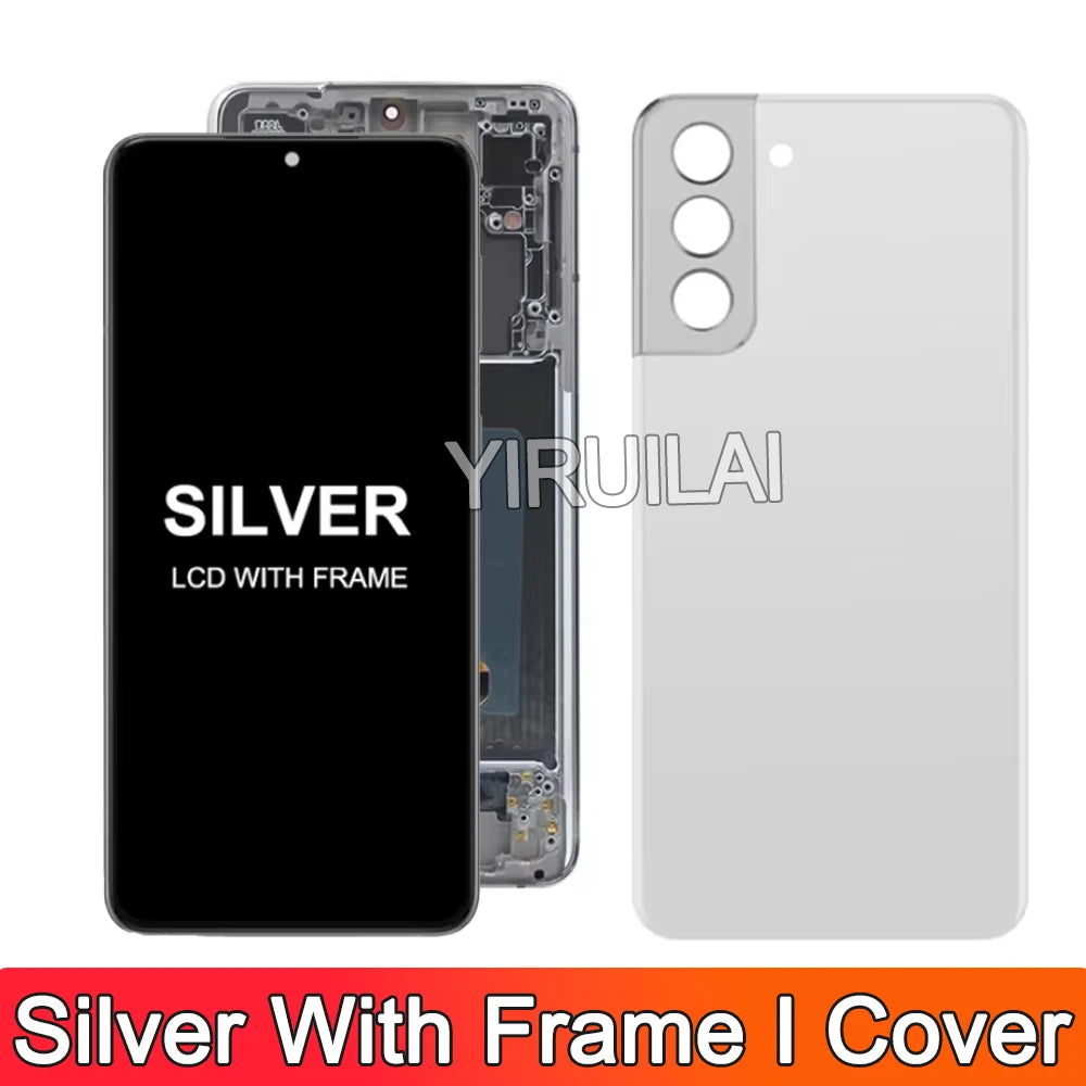 Pantalla Amoled S21 Plus, para Samsung Galaxy S21 Plus pantalla LCD G996B G996B/DS G996U digitalizador táctil reemplazar montaje con marco