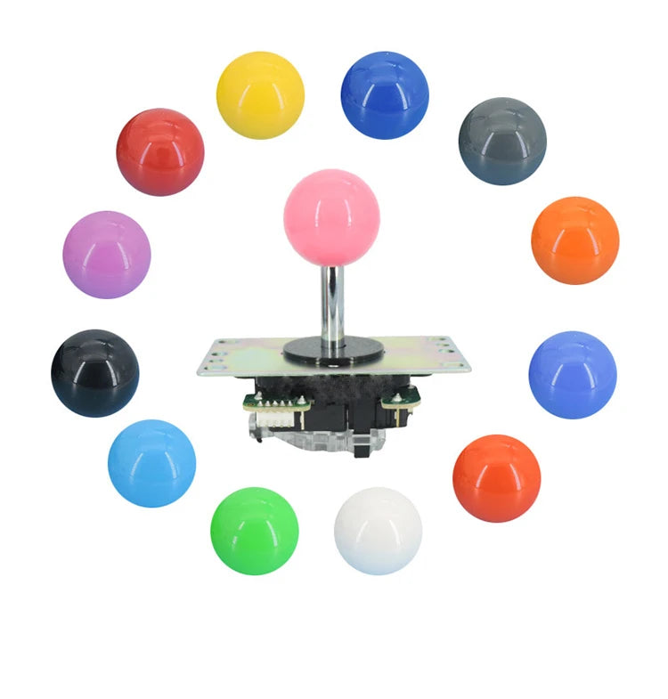 Joystick Original Sanwa JLF-TP-8YT Fighting Stick con Topball y Cable 5 Pines para Jamma Arcade/PC/PS3/PS4/XBOX DIY