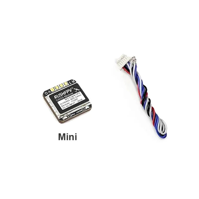 Módulo GPS GNSS RUSHFPV M10 Micro Pro Mini (10Hz, Antena Cerámica Integrada) para Drones RC FPV Freestyle