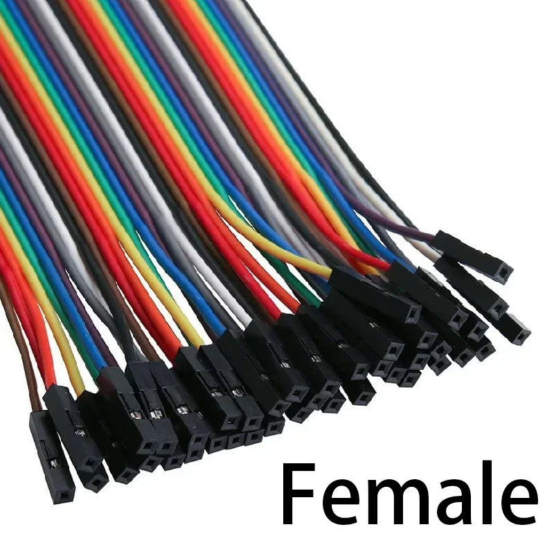 Cable Jumper Dupont (40 Unidades) Macho-Macho / Hembra-Hembra / Macho-Hembra para Arduino DIY Kit