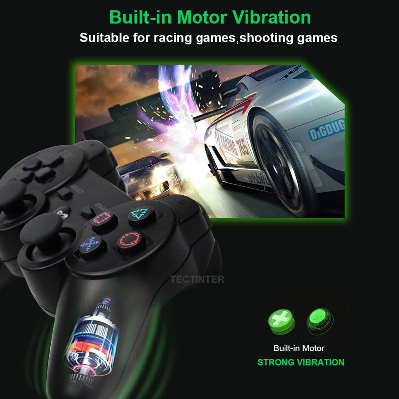 Control Inalámbrico Bluetooth para Consola Sony PS3 / PC (Joystick Gamepad)