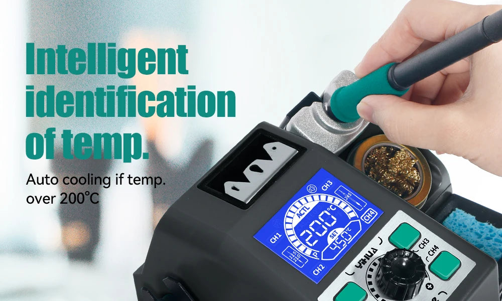 YIHUA 982 Repaid Heating Soldering Iron Staion Compatibled C210 Solder Iron Handle Electronic Welding Rework Station