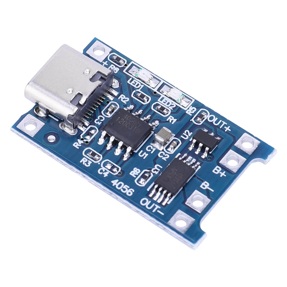 1-10pcs Type-c Micro / TYPE C 5V 1A 18650 TP4056 Lithium Battery Charger Module Charging Board With Protection Dual Functions 1A