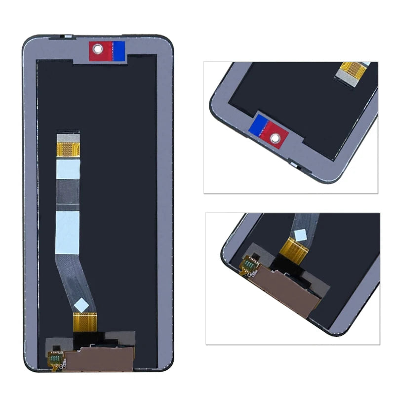 6.5" OEM LCD For Motorola Moto G13 G23 G53 G73 E13 XT2335-2 Display Touch Screen Digitizer Replacement With Frame