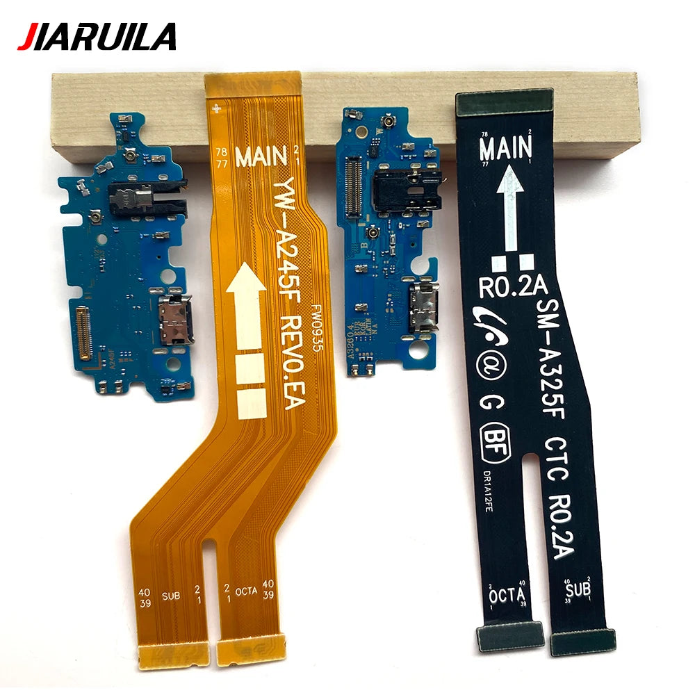 Placa Puerto Carga Rápida USB con Flex para Placa Principal Samsung Galaxy A24/A32 4G/A34/A54 5G