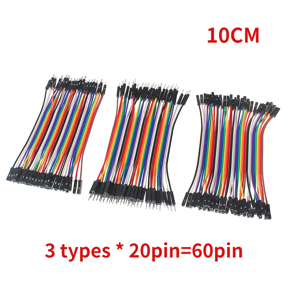 Breadboard Jumper Wire Dupont Line Kit MB102 ZY-204 400 Tie Points Solderless PCB Breadboard DIY Mini Test Protoboard Kits