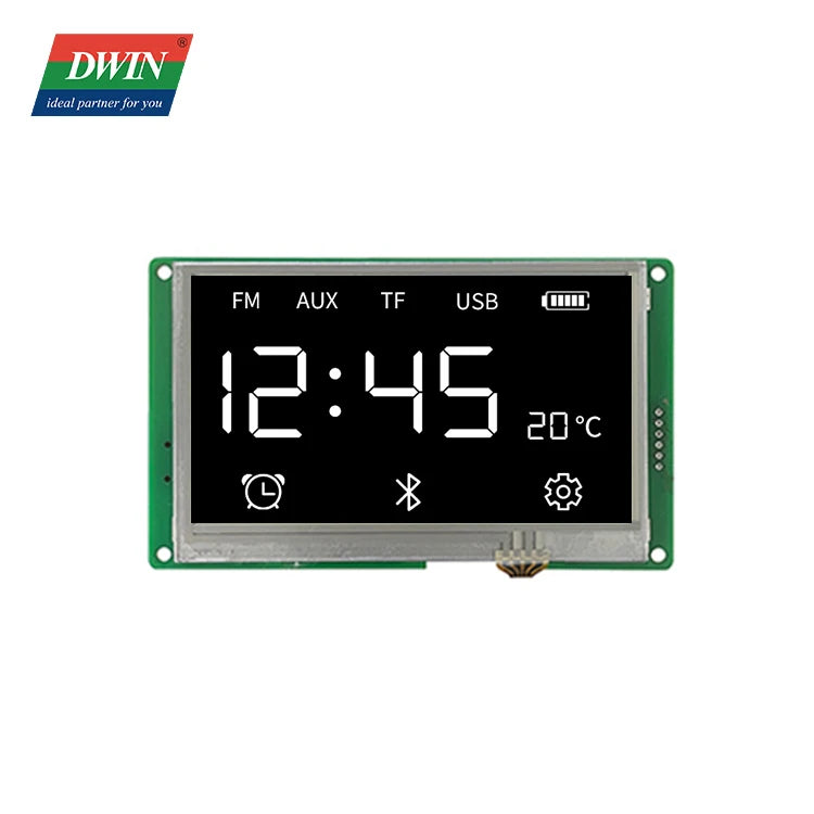 Pantalla Táctil Inteligente HMI DWIN 4.3" (480x272) TFT LCD - Bajo Costo