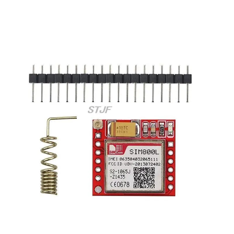 Módulo GSM/GPRS SIM800L (MicroSIM, Quad-Band, Serial TTL) Placa Core Pequeña
