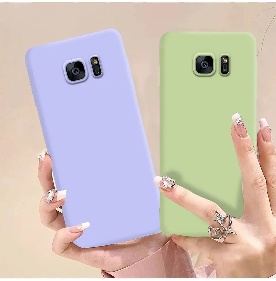 Funda Carcasa Silicona Mate para Samsung Galaxy S7 / S7 Edge (Coque)