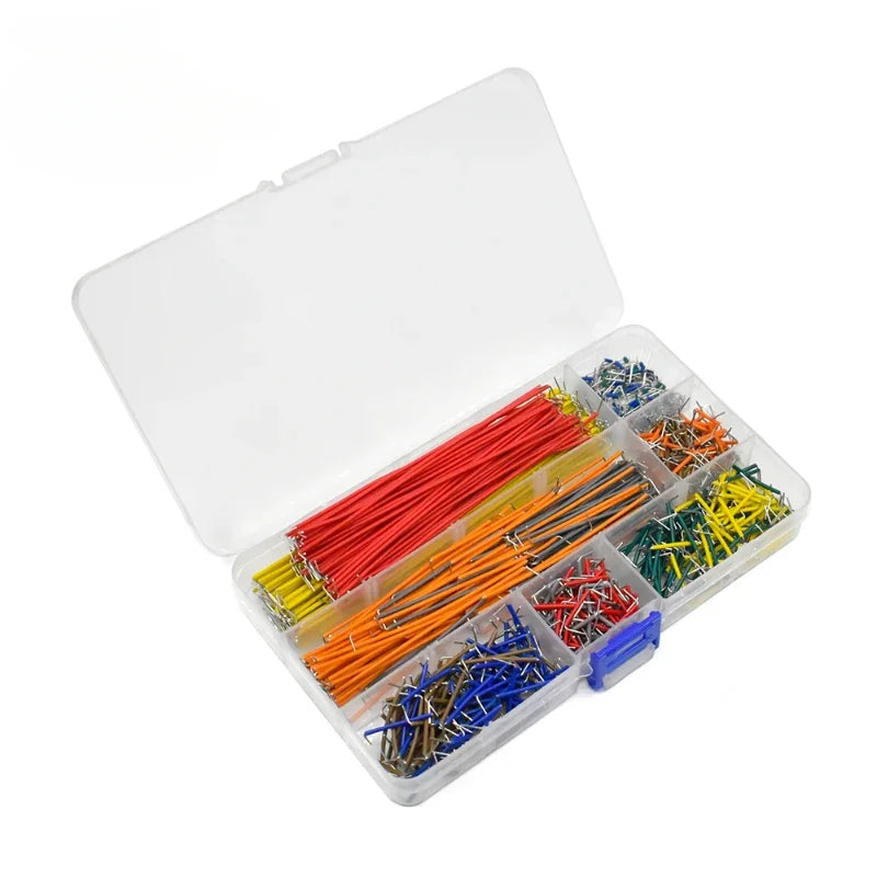 MB102 Breadboard Kit 400/830 Points Prototype Board 65 Jumper Wires U-Shaped Solderless Breadboard Jumper Cables DIY Electronics
