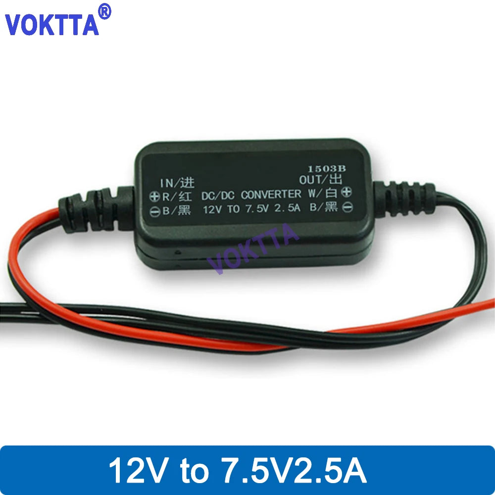 Módulo Convertidor Buck DC 12V a 3.3V/4.2V/5V/6V/7.5V/9V Step-Down No Aislado con Protección