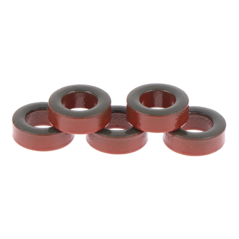 Núcleo Toroide Polvo Hierro Carbonilo T50-2 Rojo (13.7x7.5x5.5mm) - Lote 5 Piezas