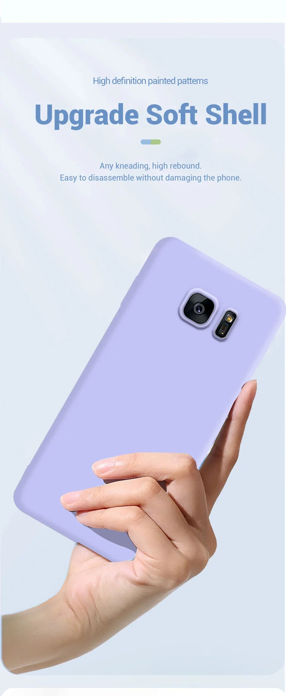 Funda Carcasa Silicona Mate para Samsung Galaxy S7 / S7 Edge (Coque)