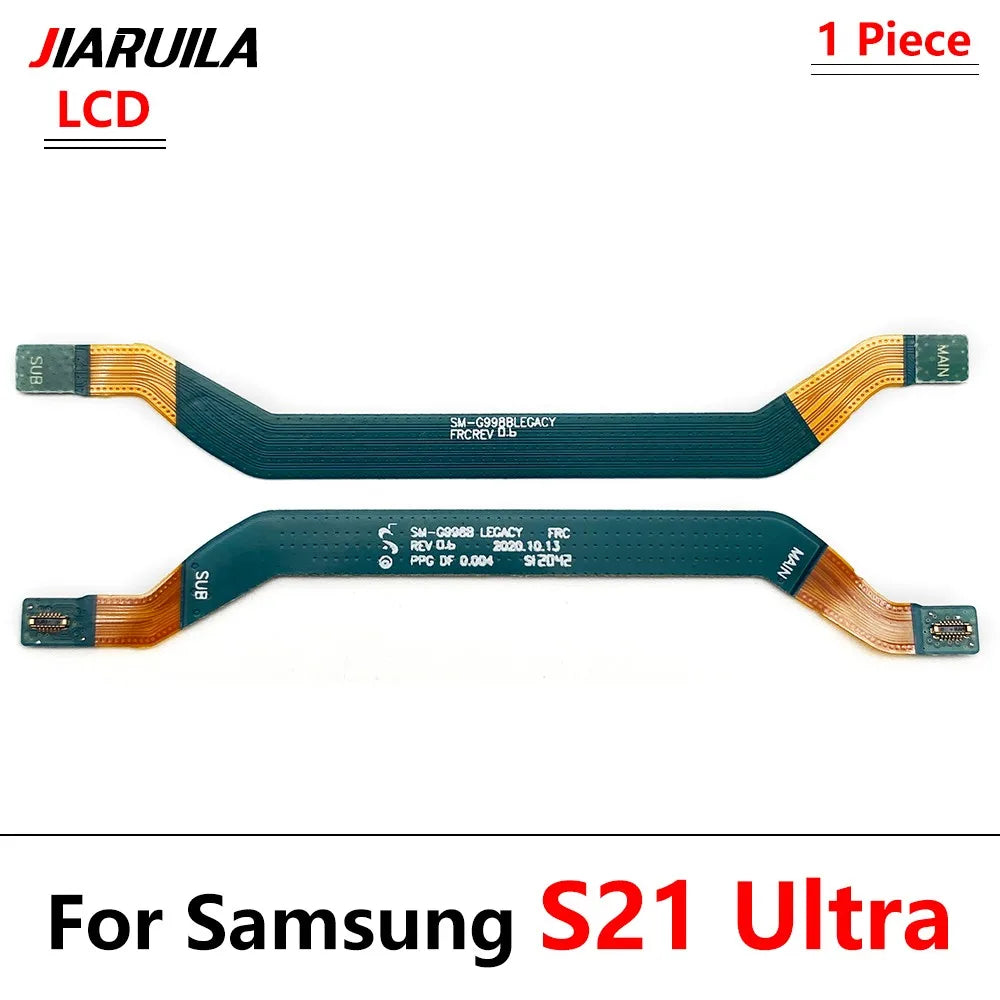 Nuevo para Samsung S20 S21 S22 S23 S24 Plus Ultra Fe 4G 5G antena de señal conector de Tablero Principal placa base LCD Cable flexible