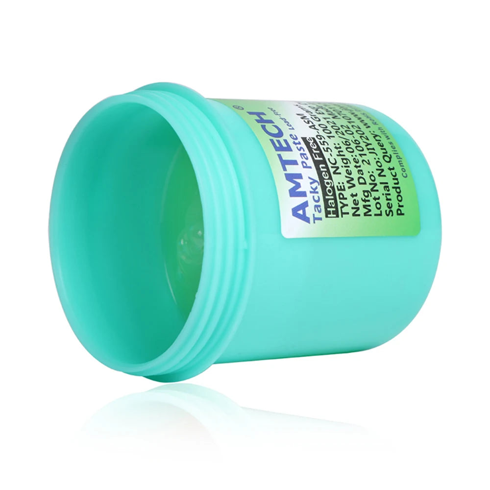 Flux Pasta Soldar Amtech NC-559-ASM / NC-559 (100g) No Clean para SMD/BGA Rework Station Suministros Soldadura