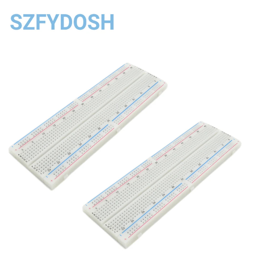 1-10PCS Breadboard 830 Point PCB Bread Board MB-102 Prototype PCB Solderless Breadboard Protoboard Circuit PCB DIY Kit
