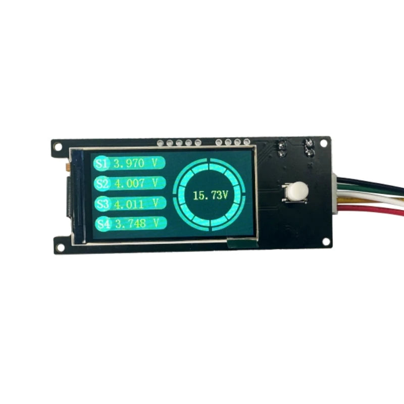 Tester Voltaje Batería HeltecBMS 4S con Pantalla TFT (2V-4.5V) - Colección Voltaje