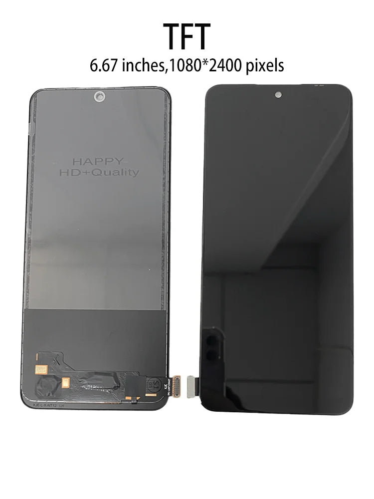 TFT For Xiaomi Redmi Note 12 4G 5G LCD Display Touch Digitizer Screen Full Assembly Replacement
