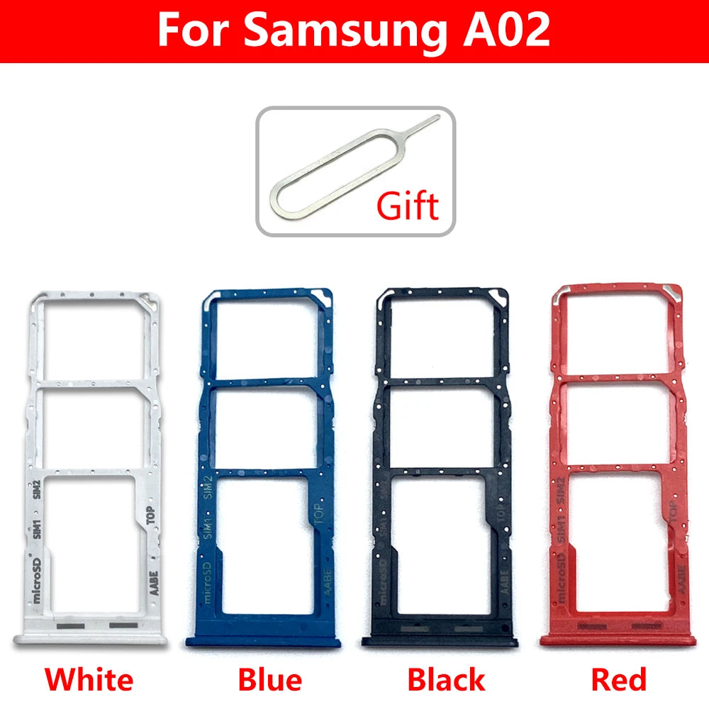 Bandeja Porta Doble Tarjeta SIM / SD (Repuesto con Pin) para Samsung Galaxy A01 Core / A02 / A11