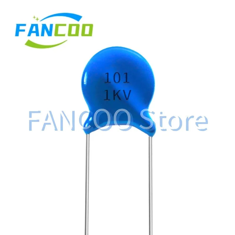 Capacitor Cerámico Alto Voltaje P5mm (10pF-1nF / 101-102, 1kV) - Pack 1000 Unidades (Valores Surtidos)
