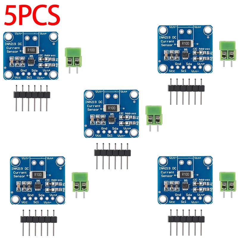 Módulo Sensor Monitoreo Corriente/Potencia INA219 (I2C/IIC, Bidireccional, Cero Deriva) MCU-219