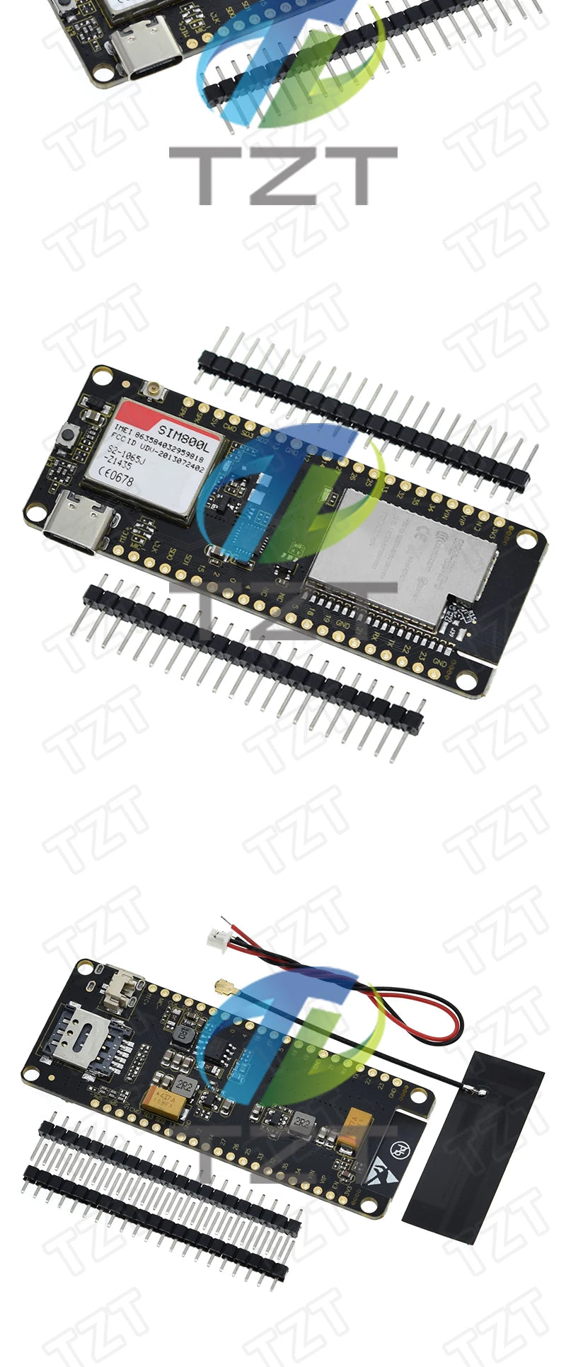 Módulo Inalámbrico TTGO T-Call V1.3 ESP32 con Módulo SIM800L, Ranura SIM y Antena GSM/GPRS para Arduino